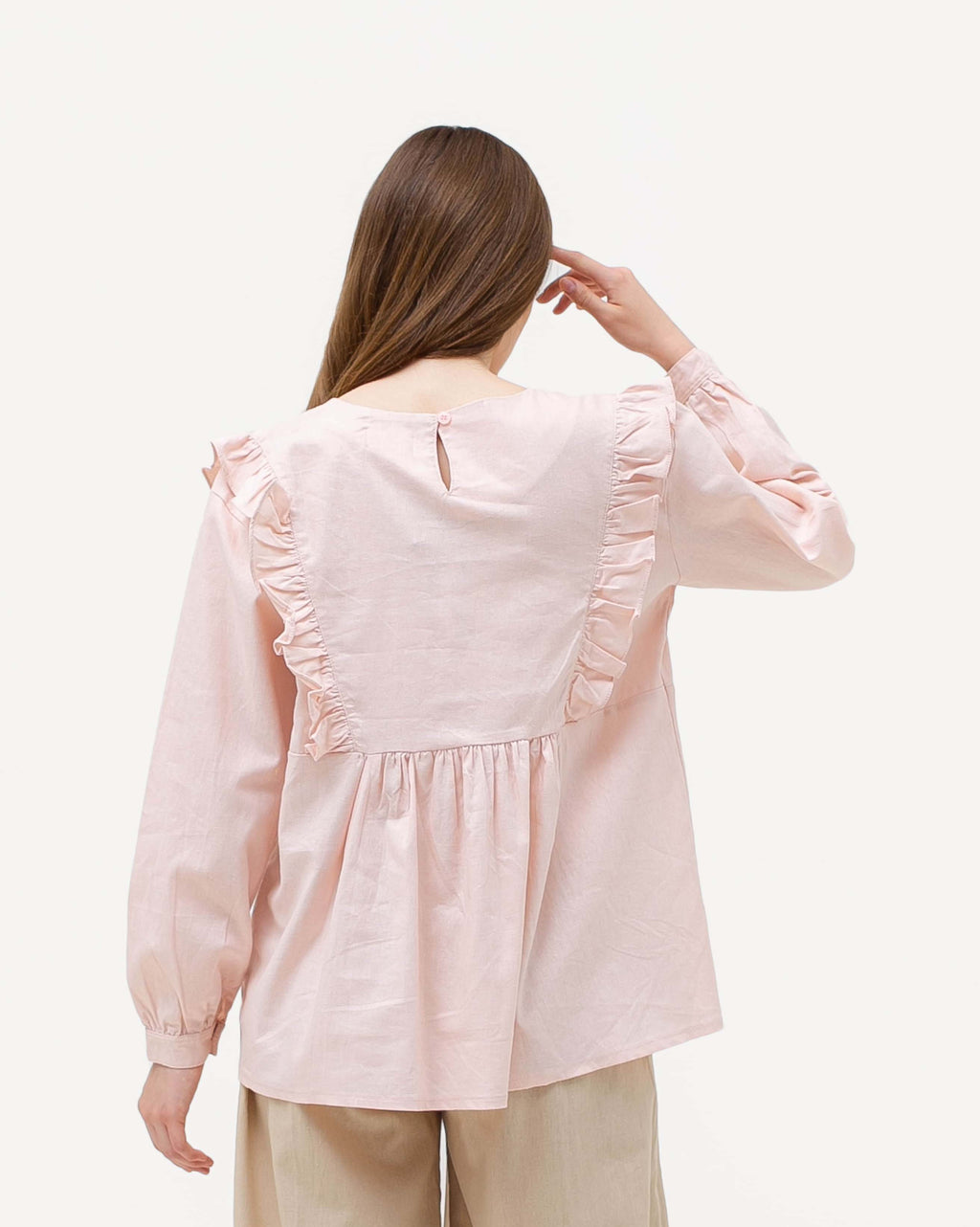 Mika Rayon Blouse Pink