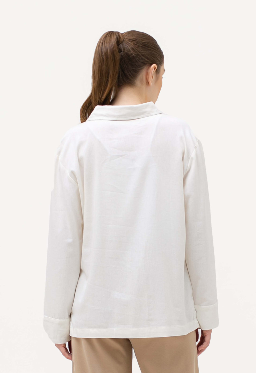 Nura Linen Blouse Sand