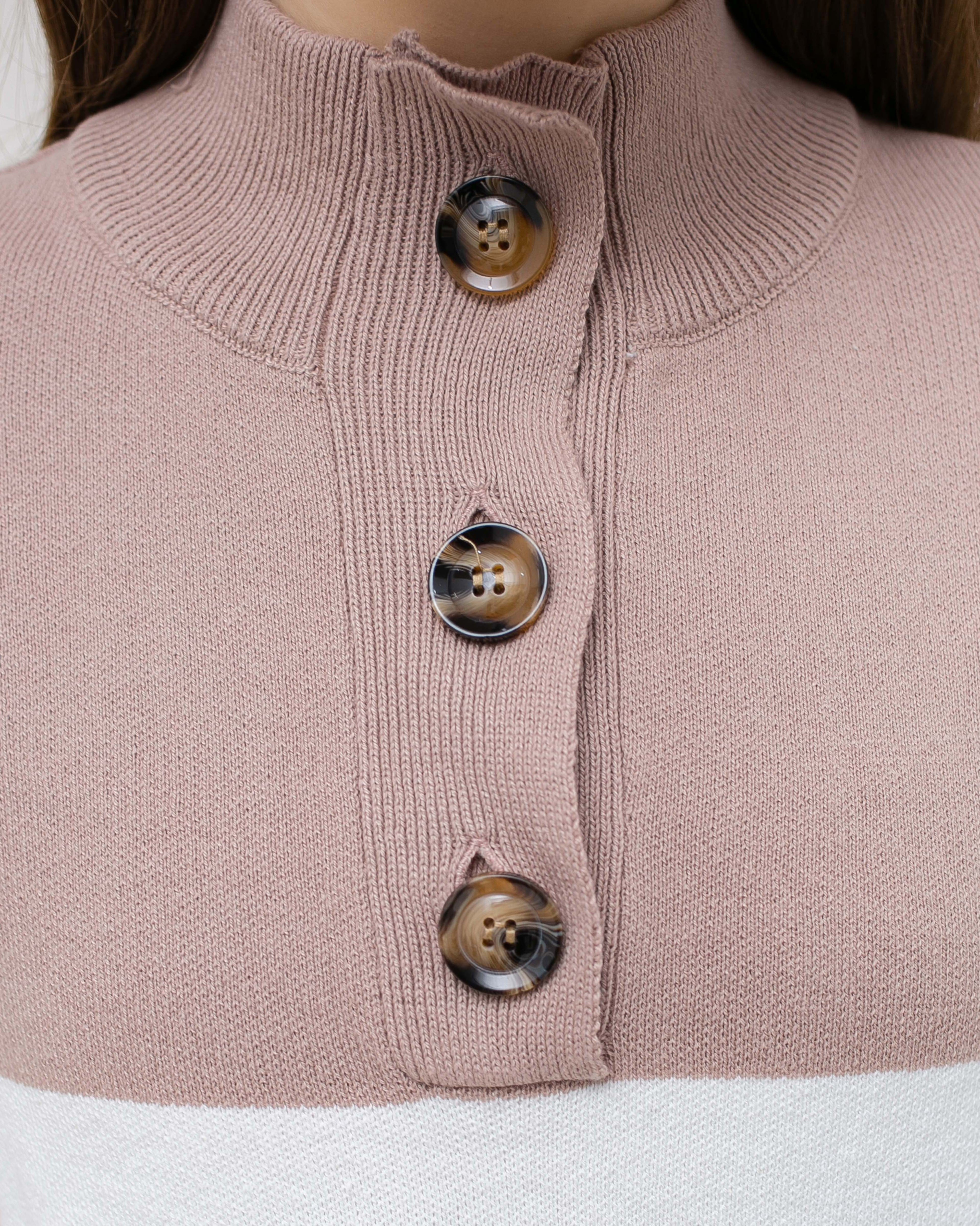 Violeta Knitted Blouse Outerwear Sand