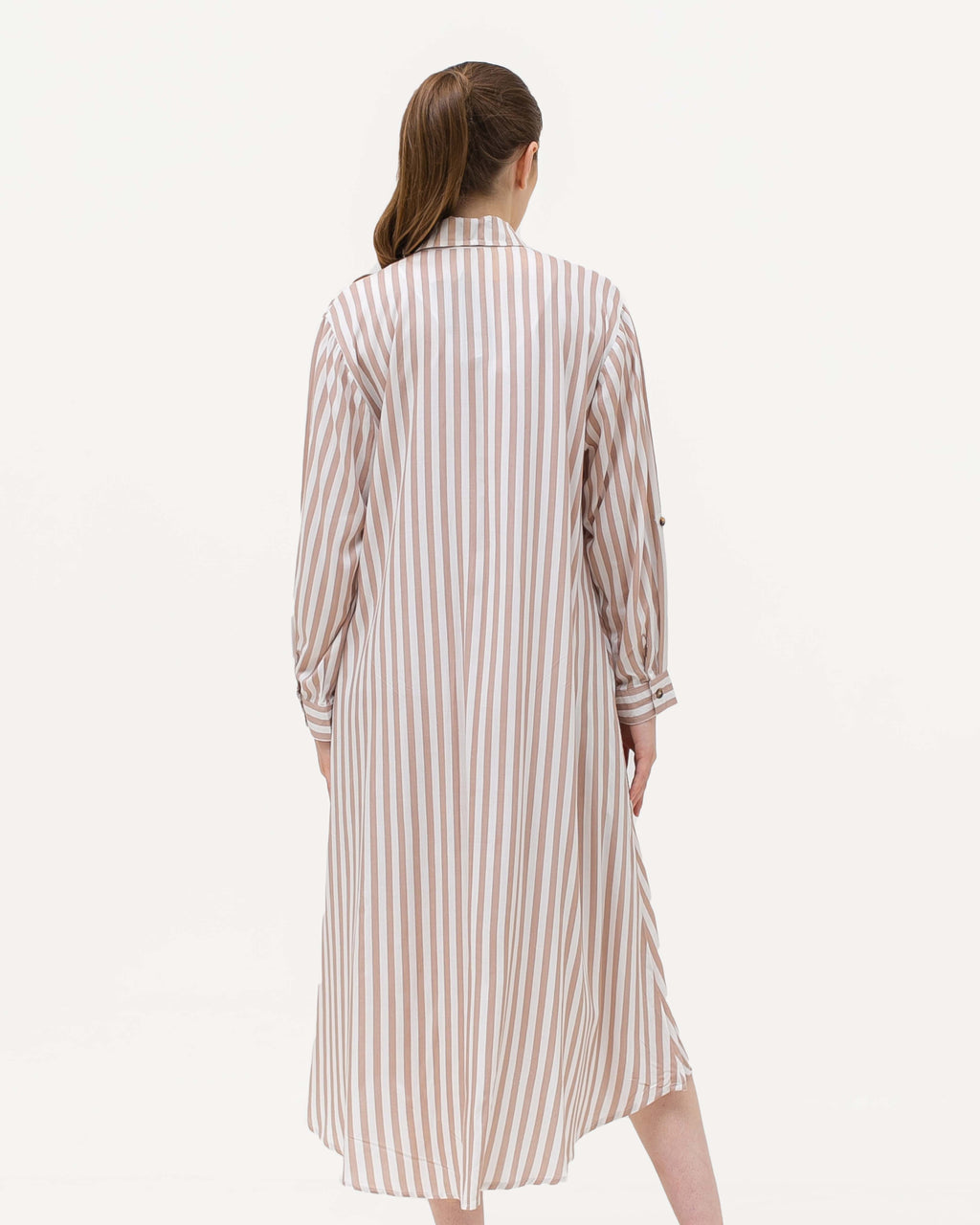 Krysta Linen Dress Mocca