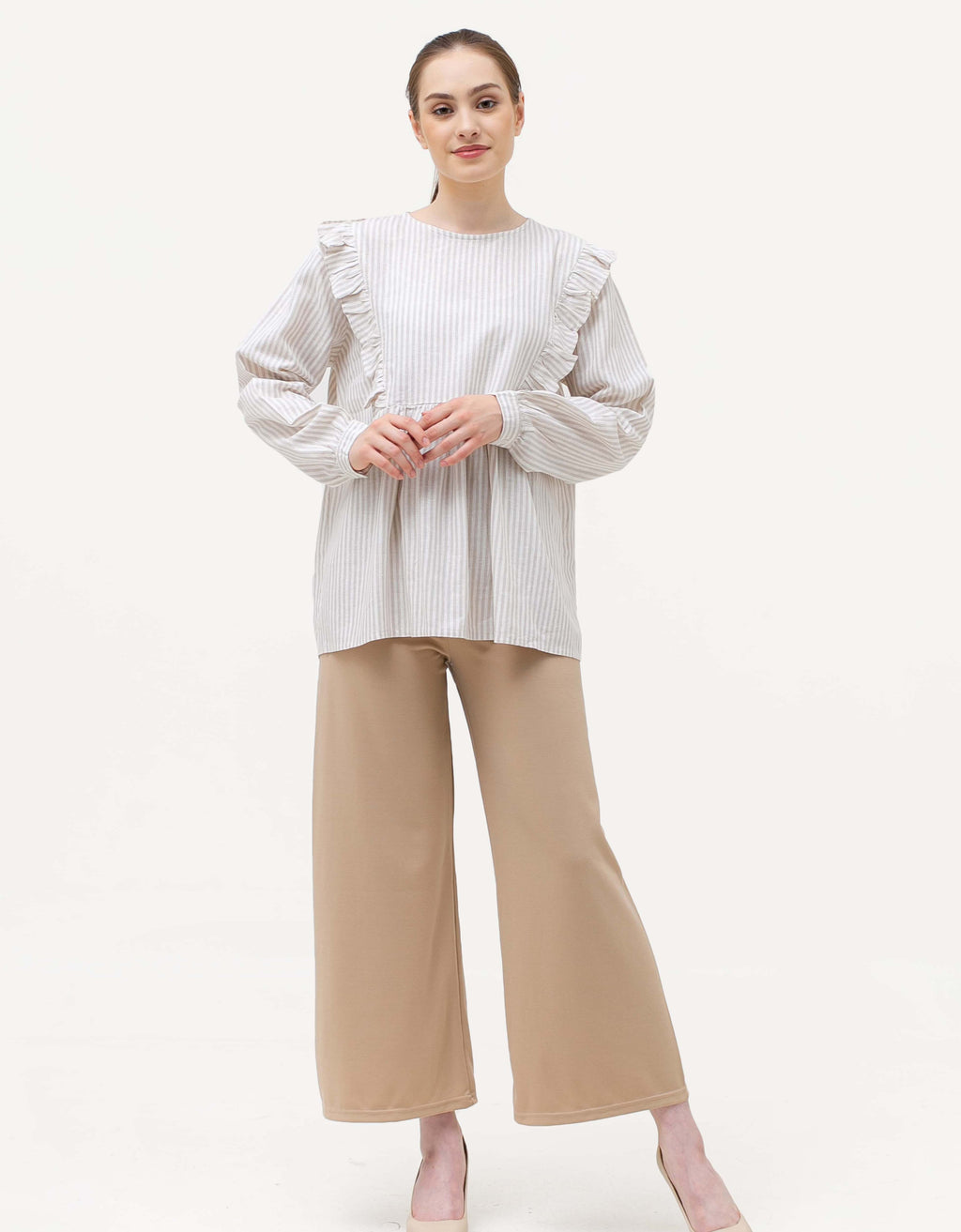 Mika Rayon Blouse Kakhi