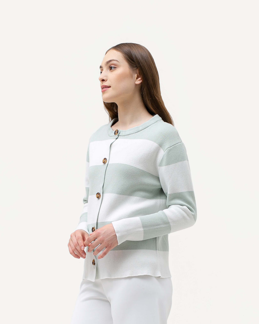 Revalina Knitted Outerwear Mint