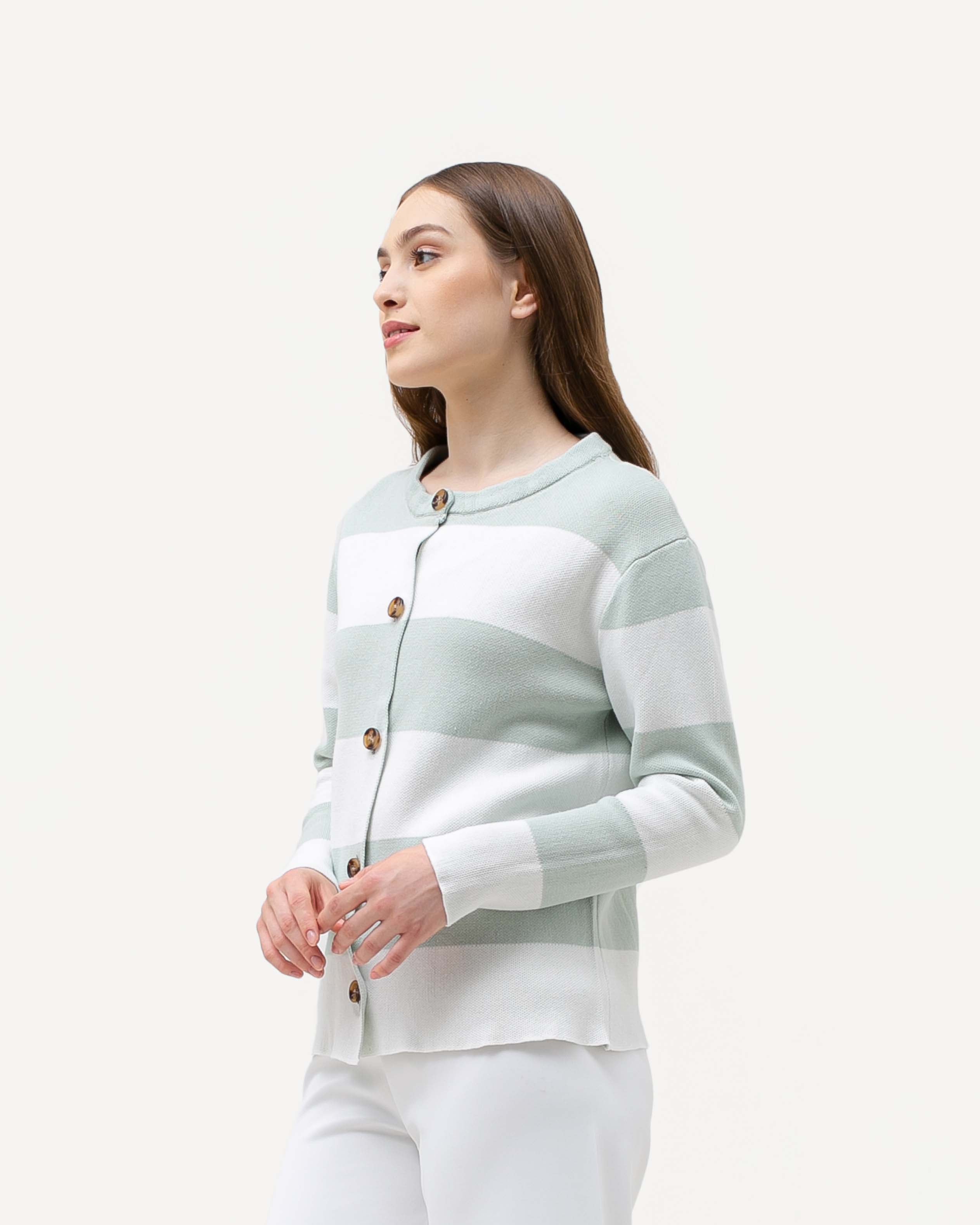 Revalina Knitted Outerwear Mint