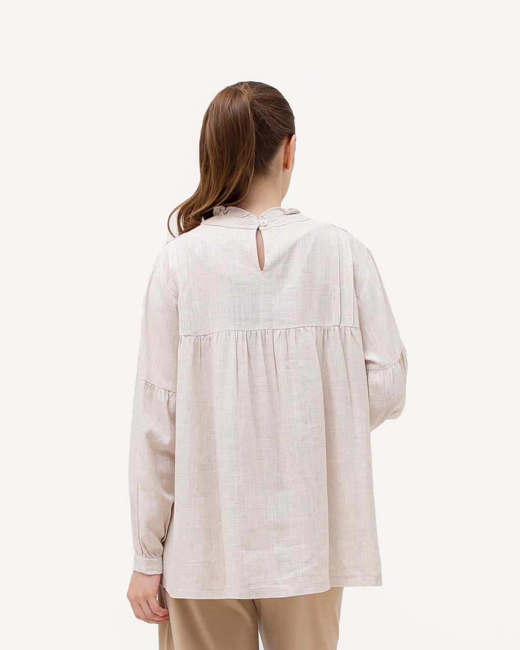 Keyla Rayon Blouse Cream