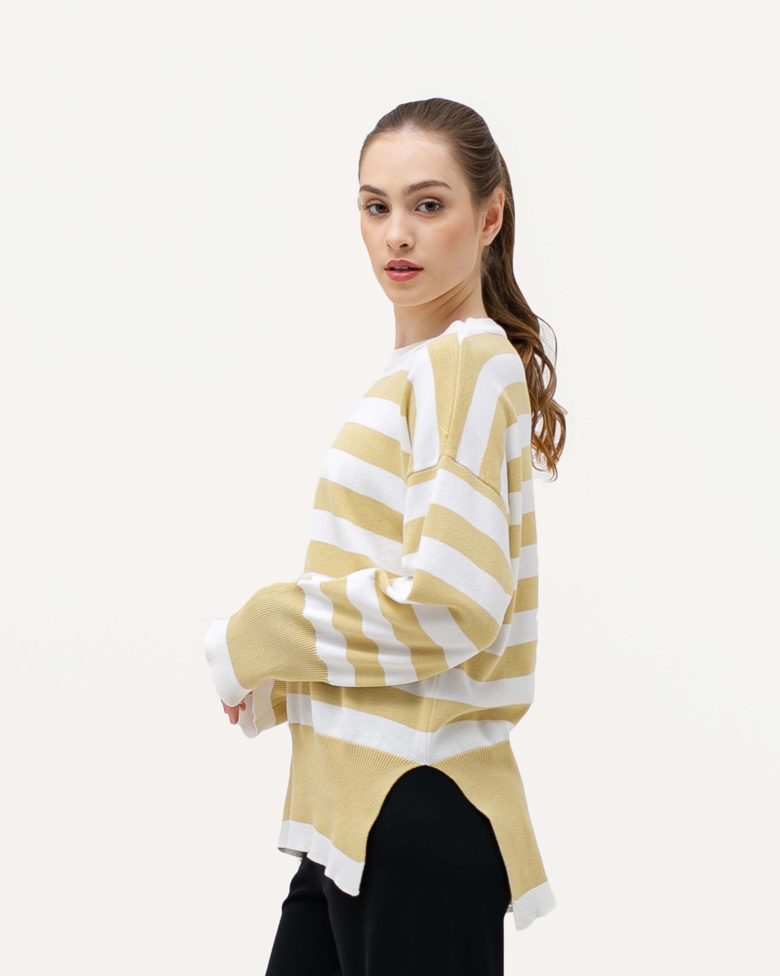 Winata Knitted Outerwear Yellow