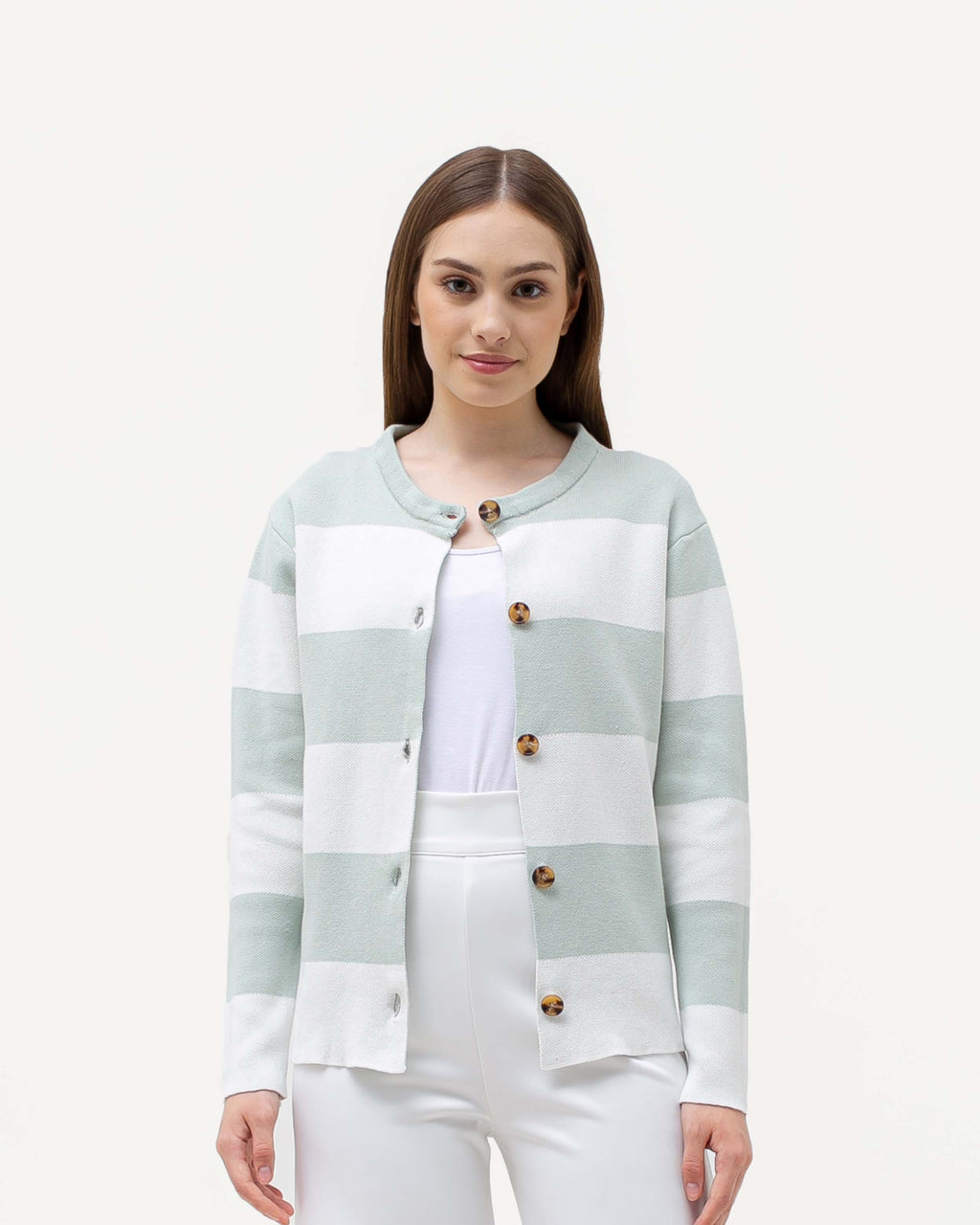 Revalina Knitted Outerwear Mint