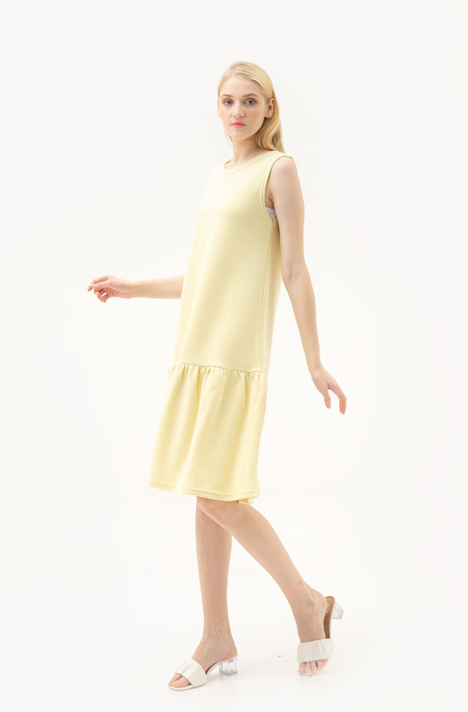 Skylar Cotton Dress Yellow