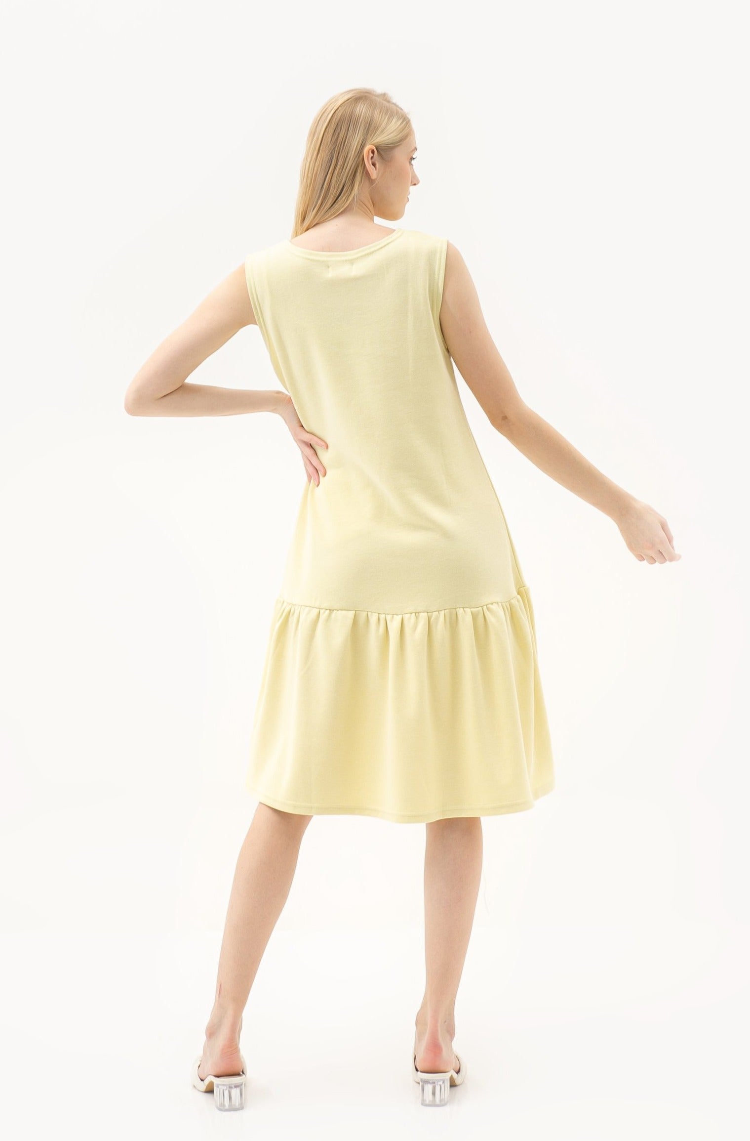Skylar Cotton Dress Yellow