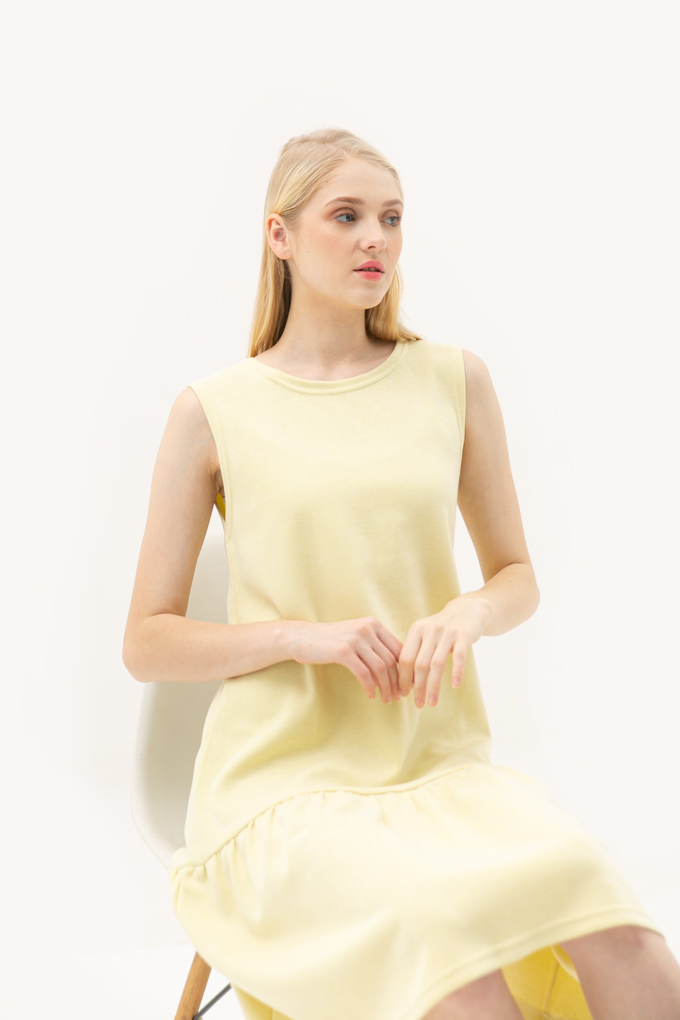 Skylar Cotton Dress Yellow