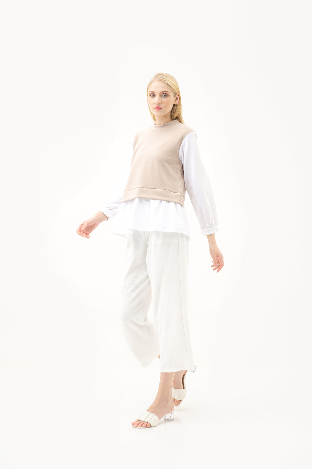 Michele Cotton Blouse Sand
