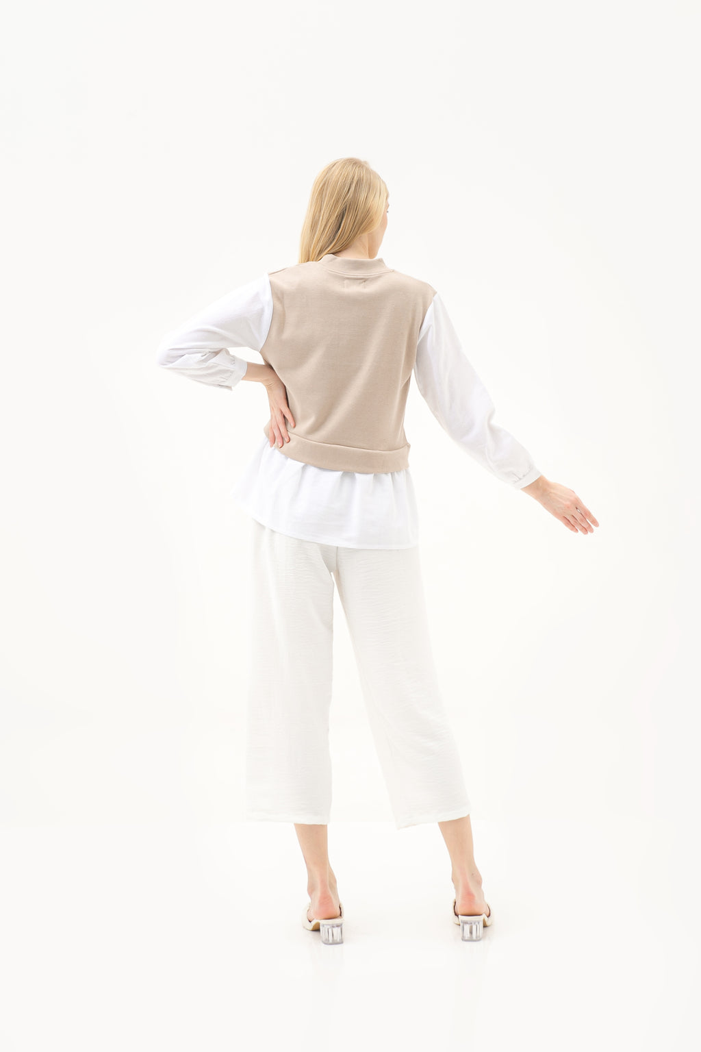 Michele Cotton Blouse Sand