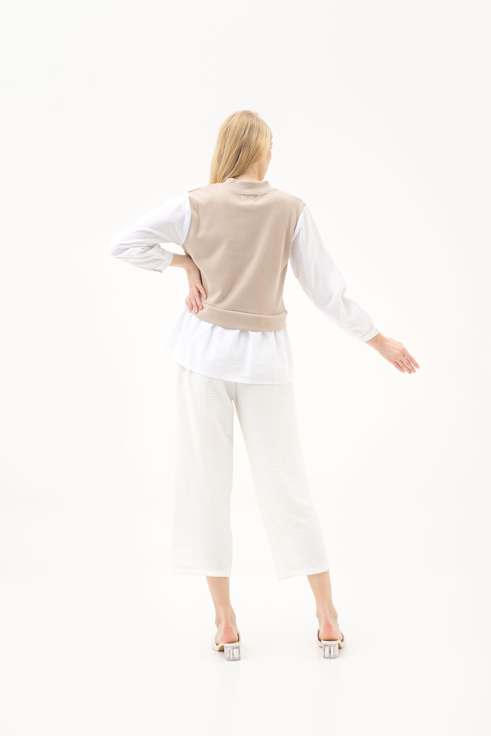 Michele Cotton Blouse Sand