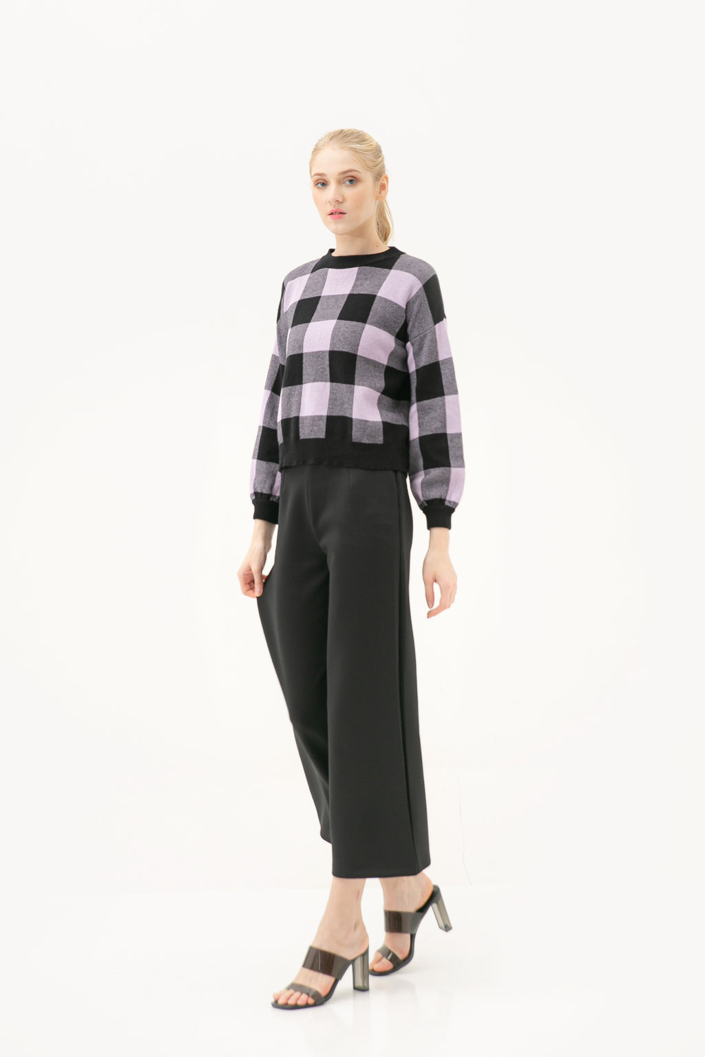 Ricela Knitted Blouse Lilac