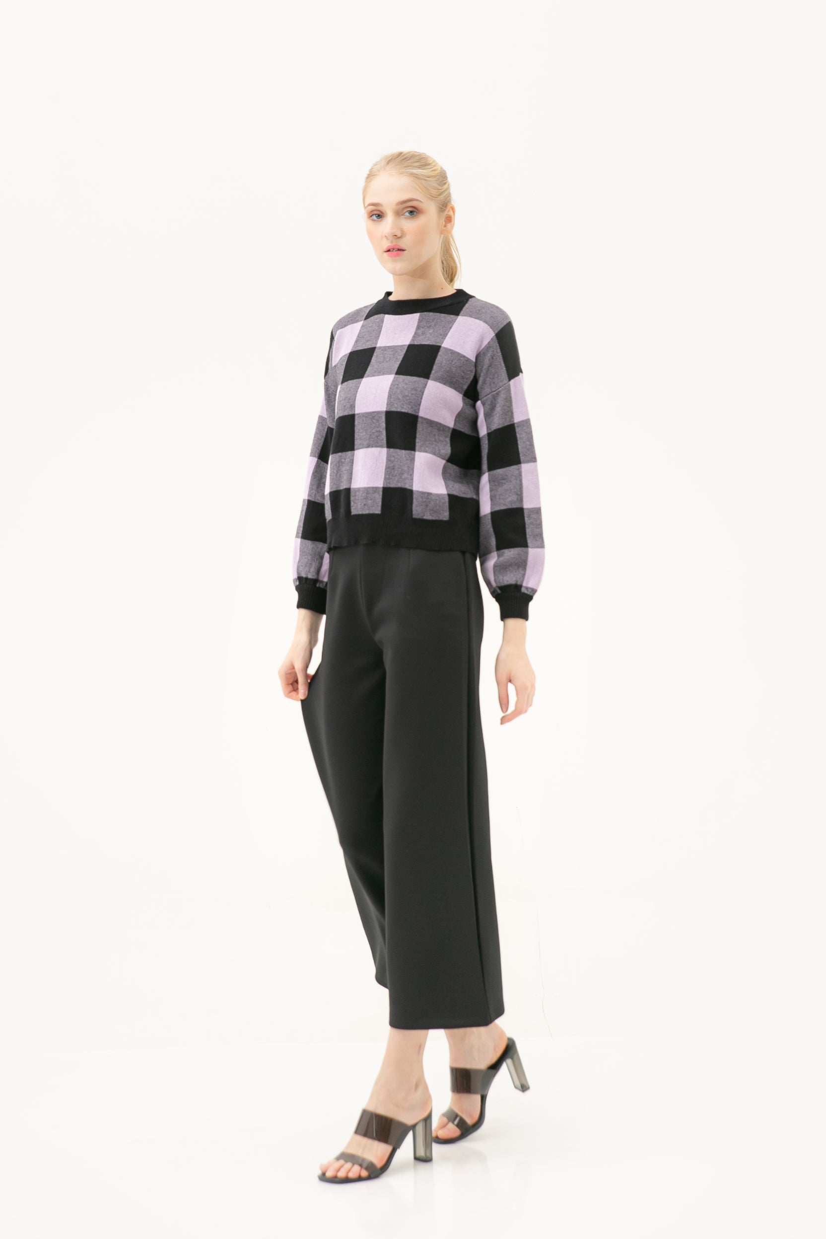 Ricela Knitted Blouse Lilac