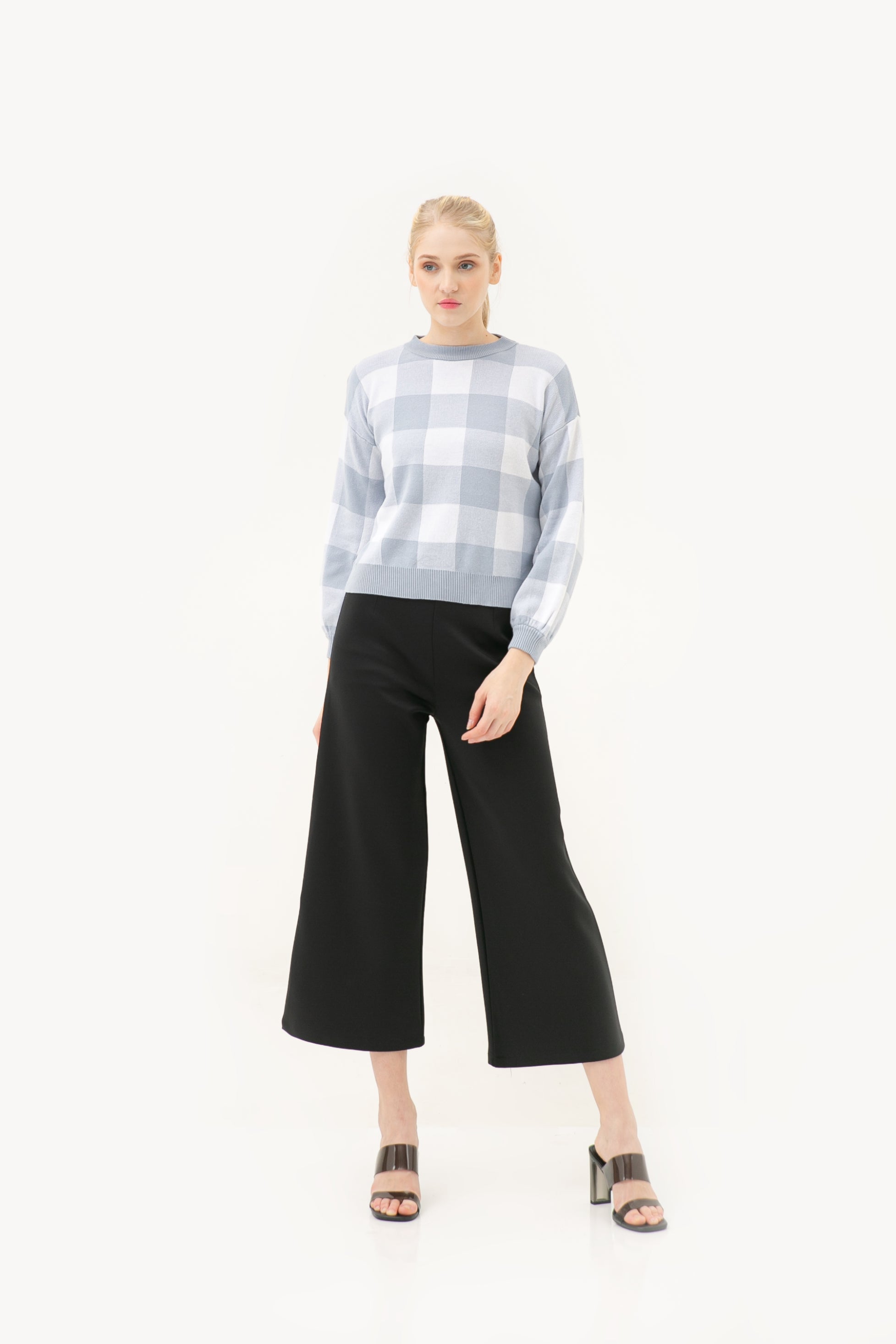 Ricela Knitted Blouse Cerulean