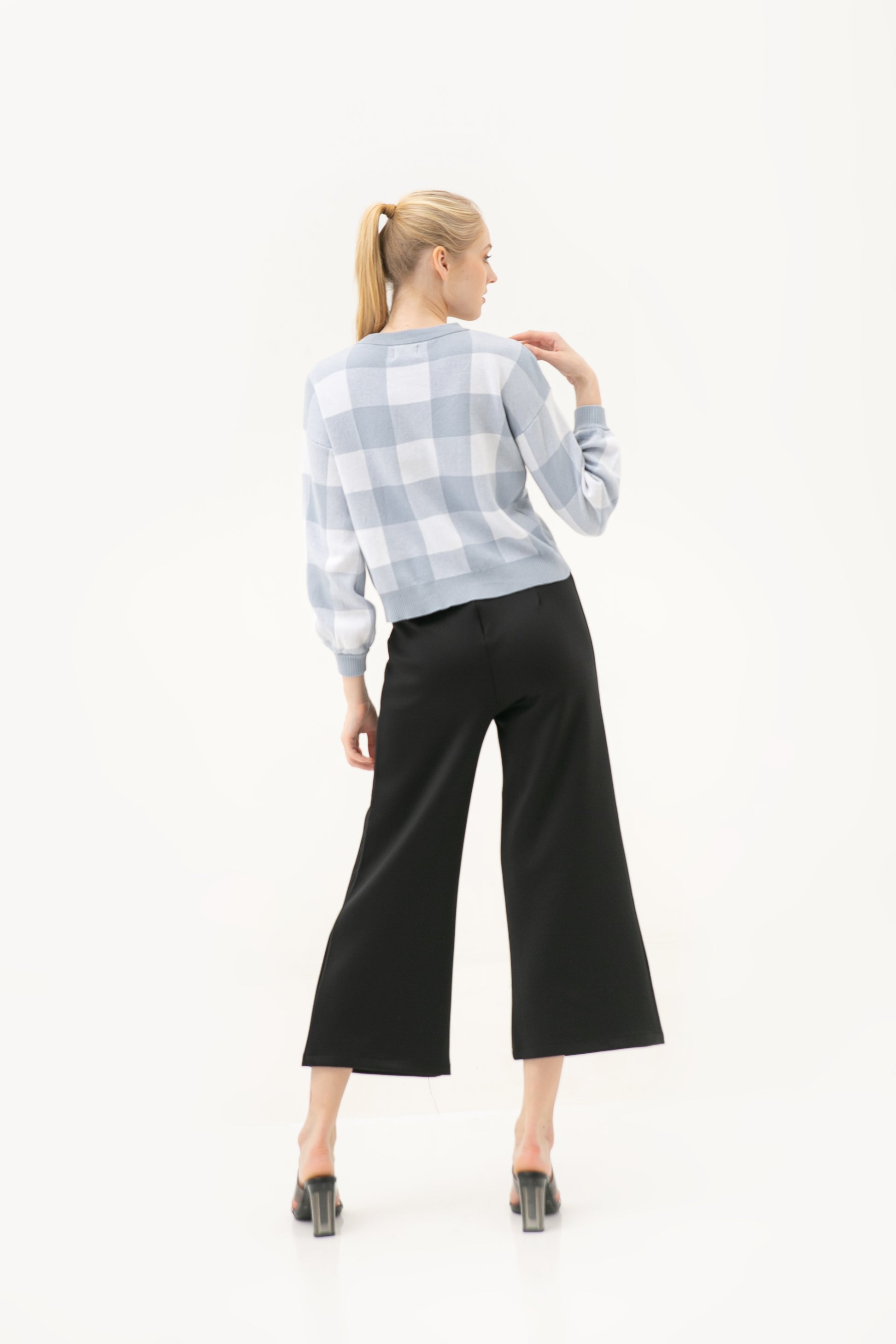 Ricela Knitted Blouse Cerulean
