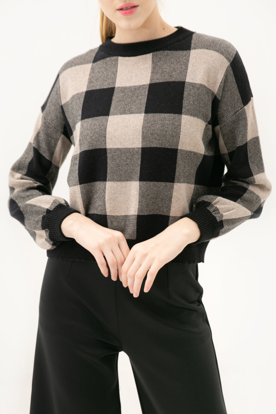 Ricela Knitted Blouse Mocca