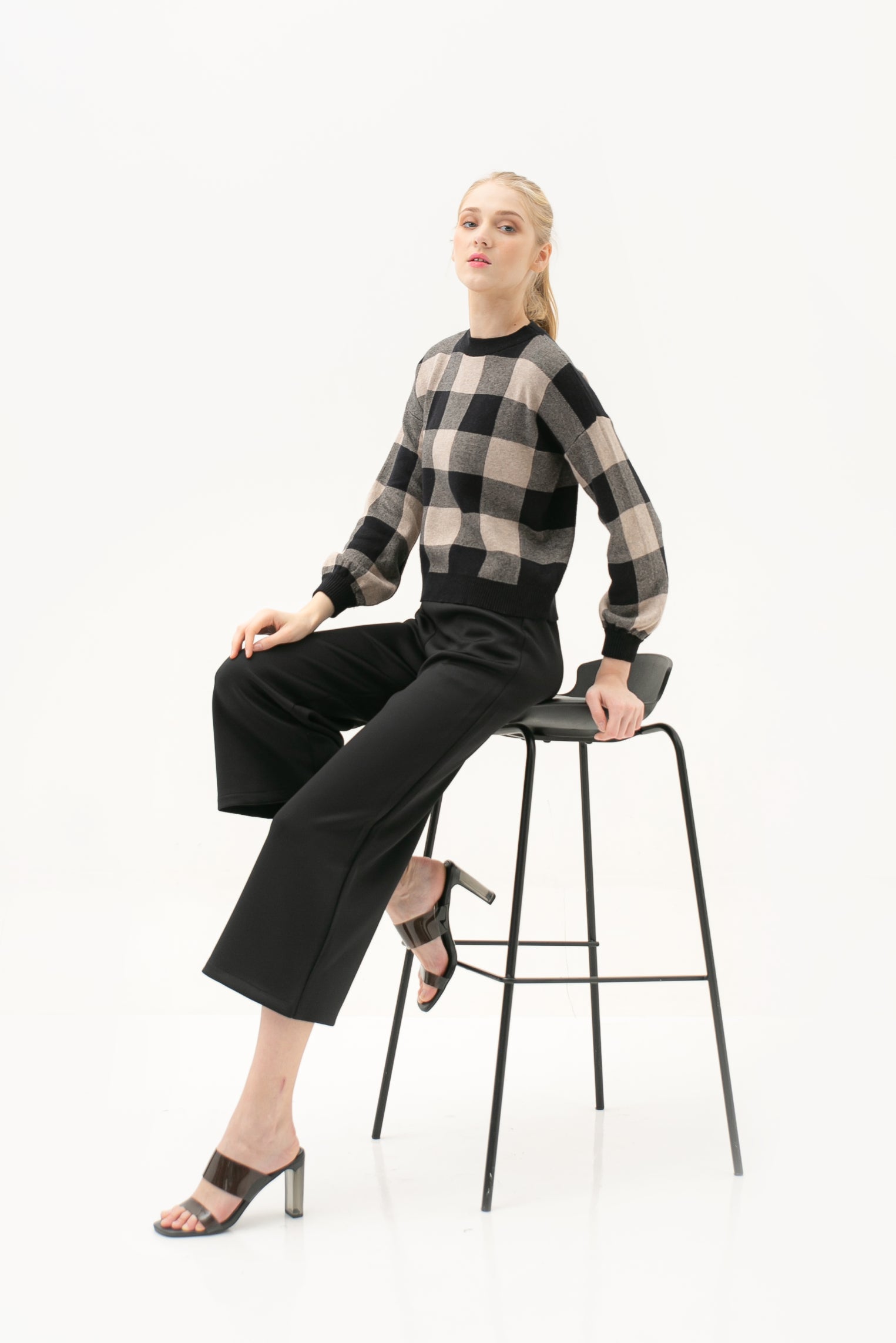 Ricela Knitted Blouse Mocca
