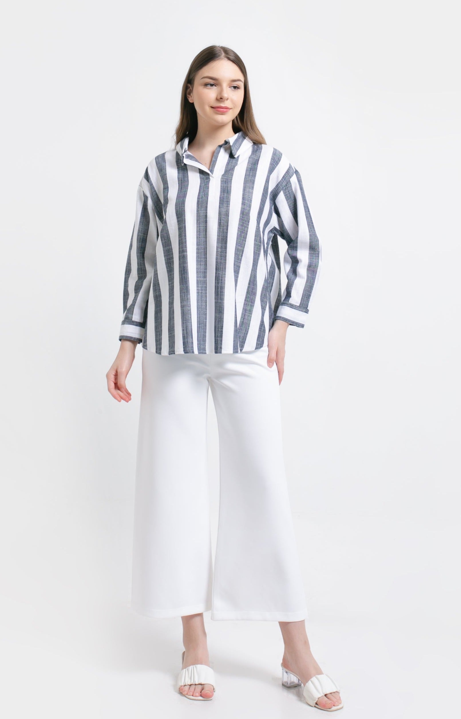Shopia Pure Linen Blouse
