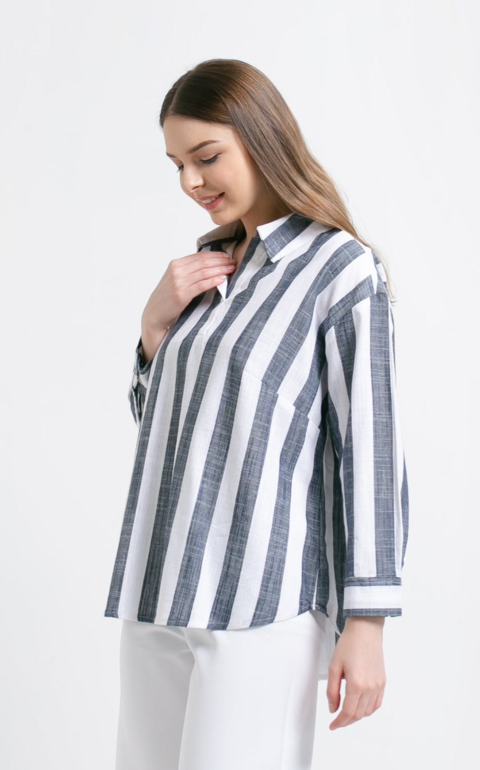Shopia Pure Linen Blouse