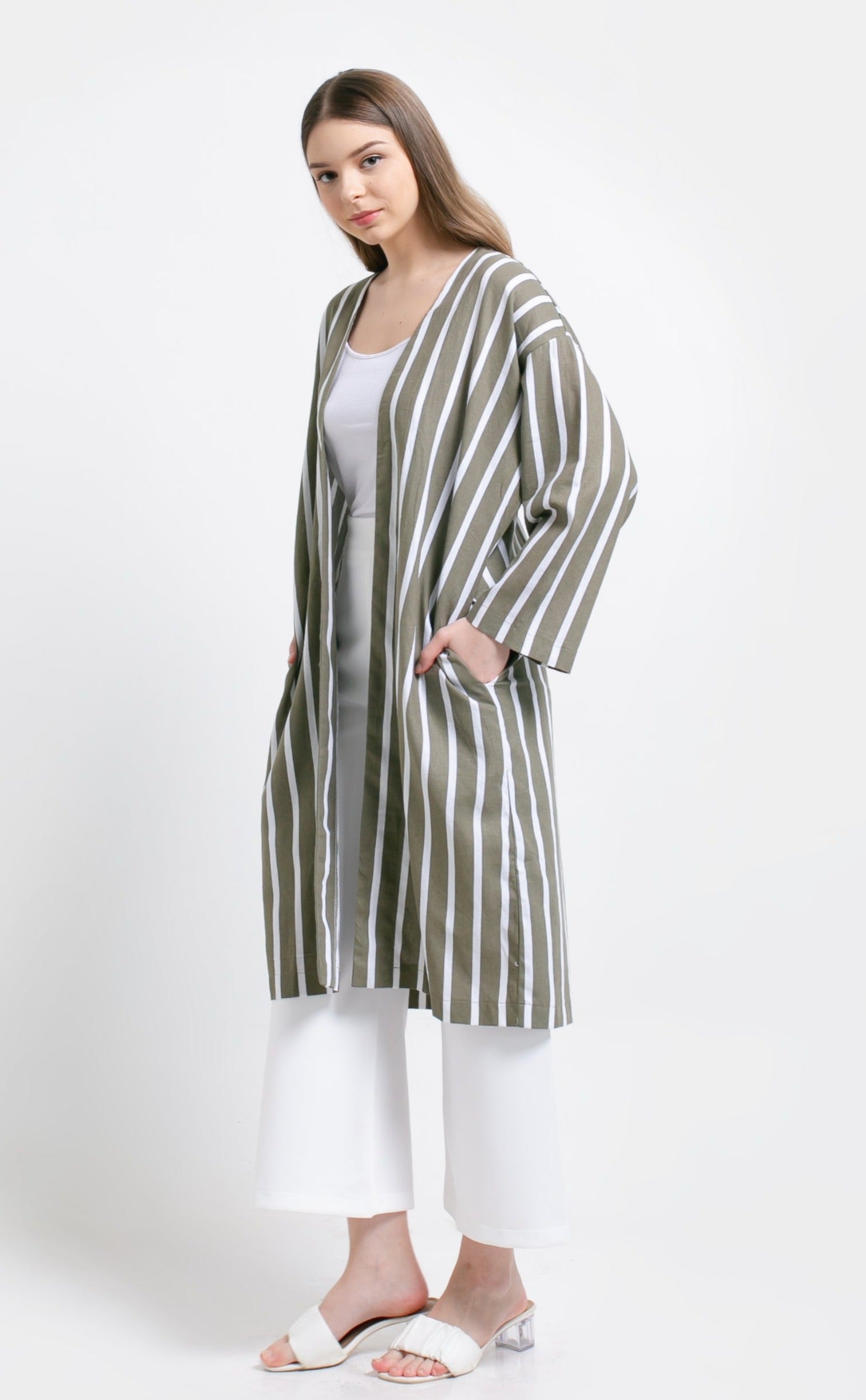 Olvie Pure Linen Outerwear