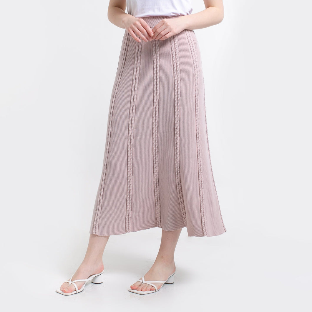 Ivanka Knitted Skirt Dusty Pink