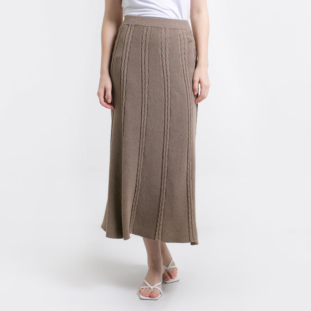 Ivanka Knitted Skirt Mocca