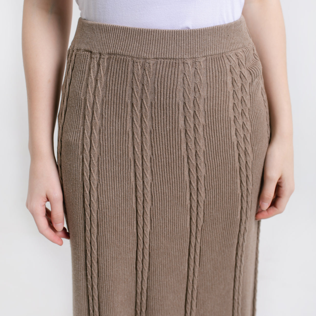 Ivanka Knitted Skirt Mocca