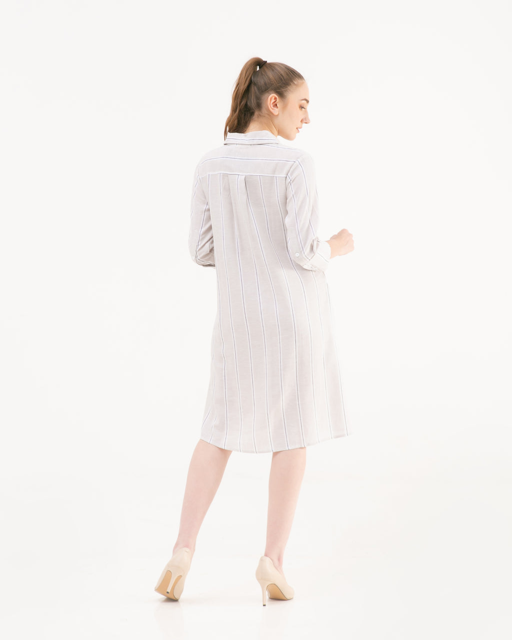 Kensie Cotton Dress Sand