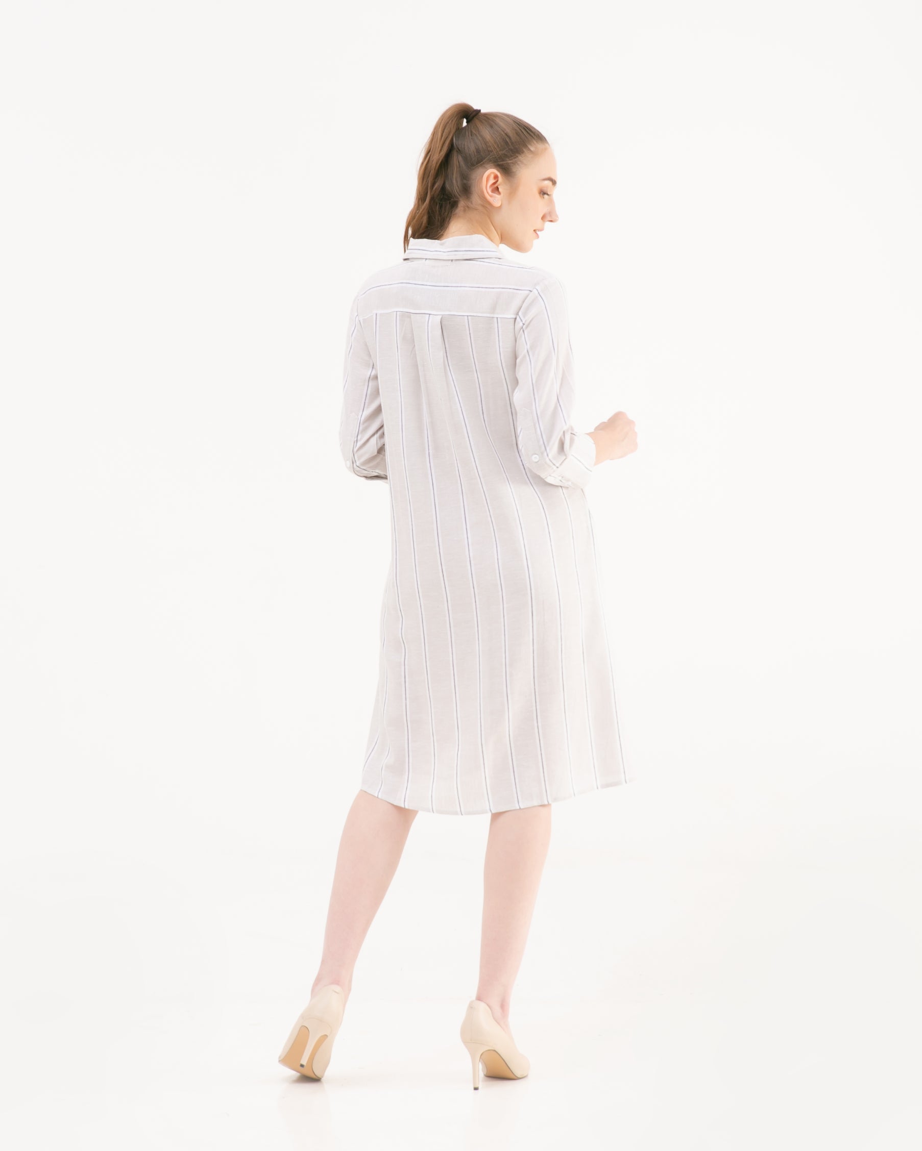 Kensie Cotton Dress Sand