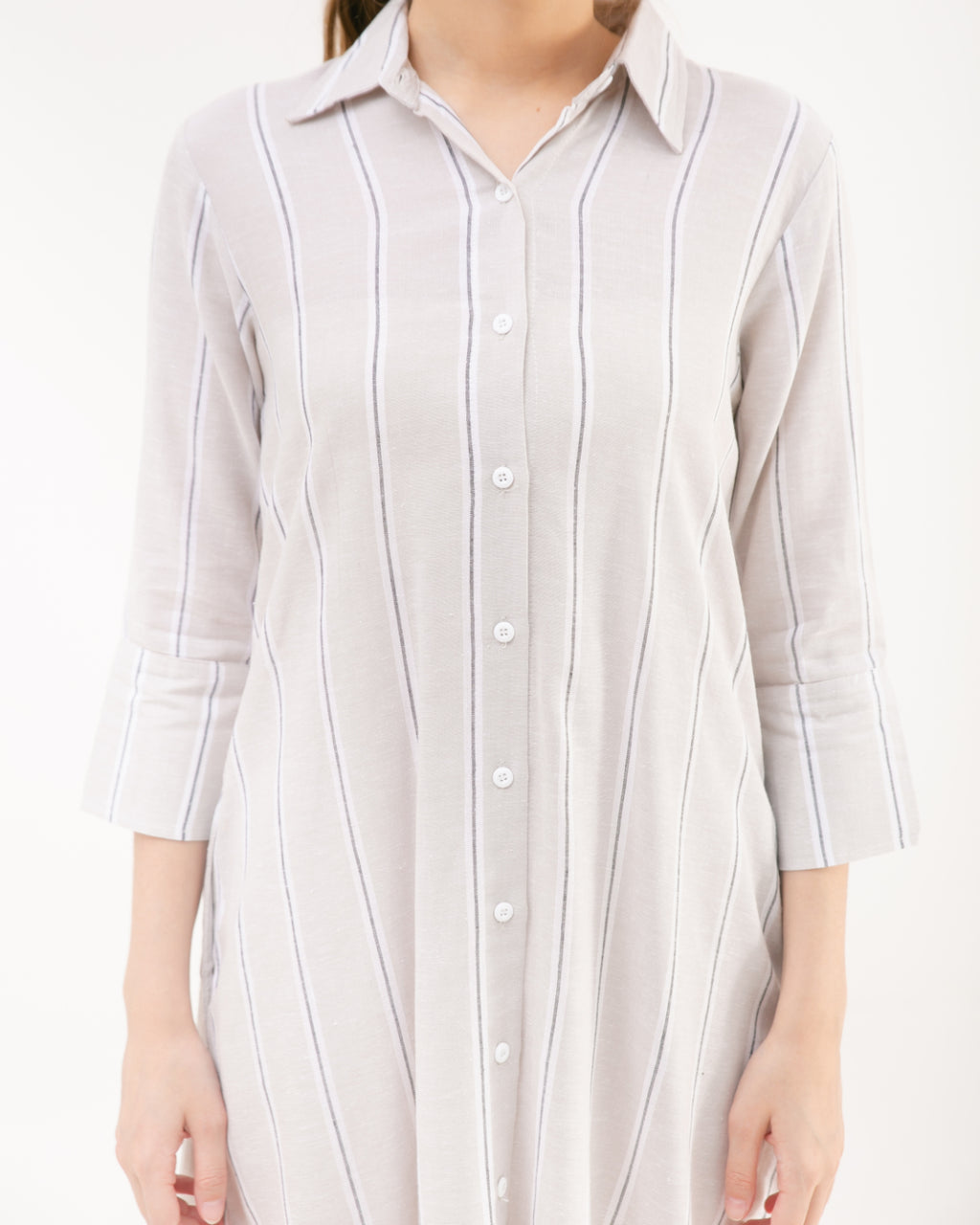 Kensie Cotton Dress Sand