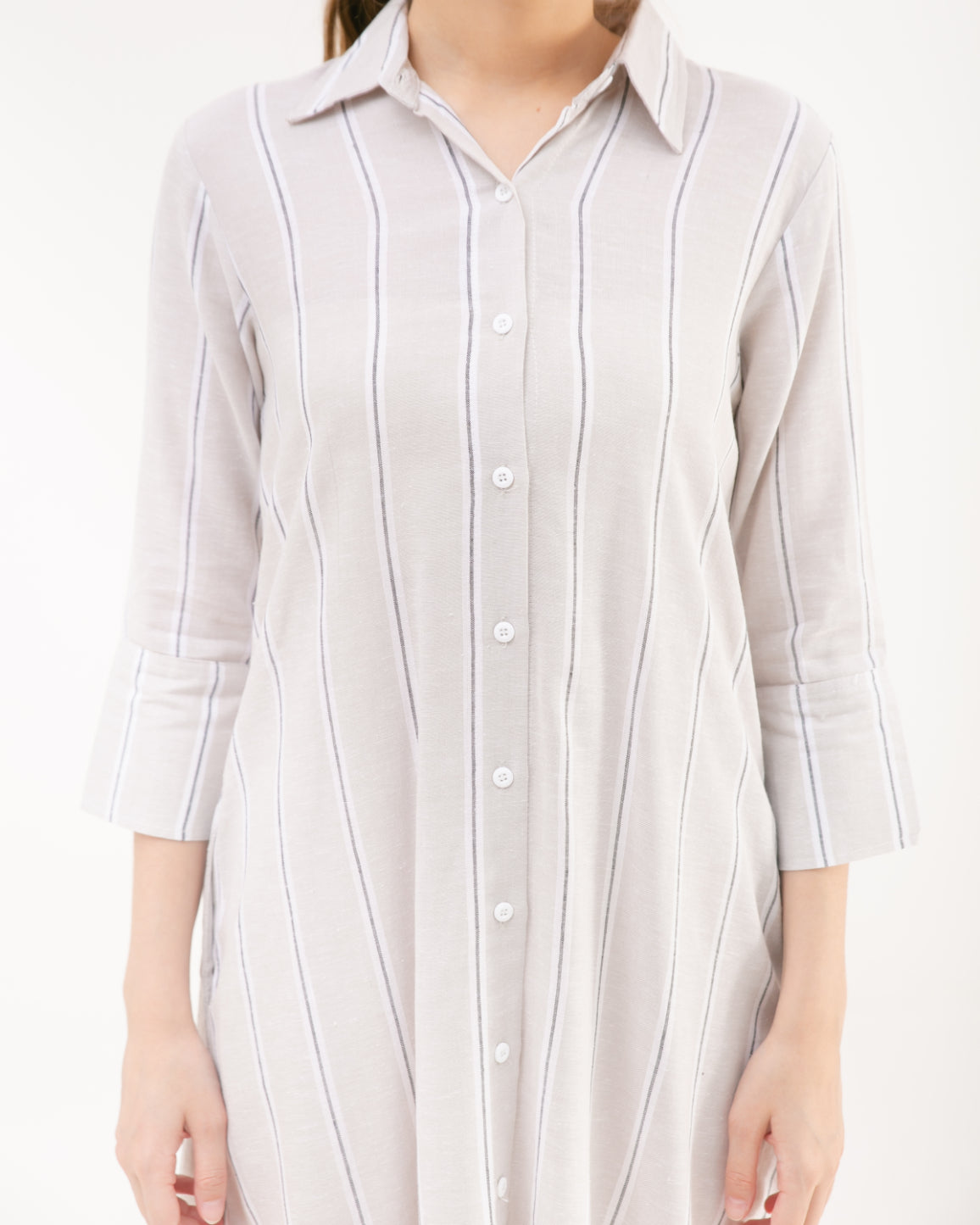 Kensie Cotton Dress Sand
