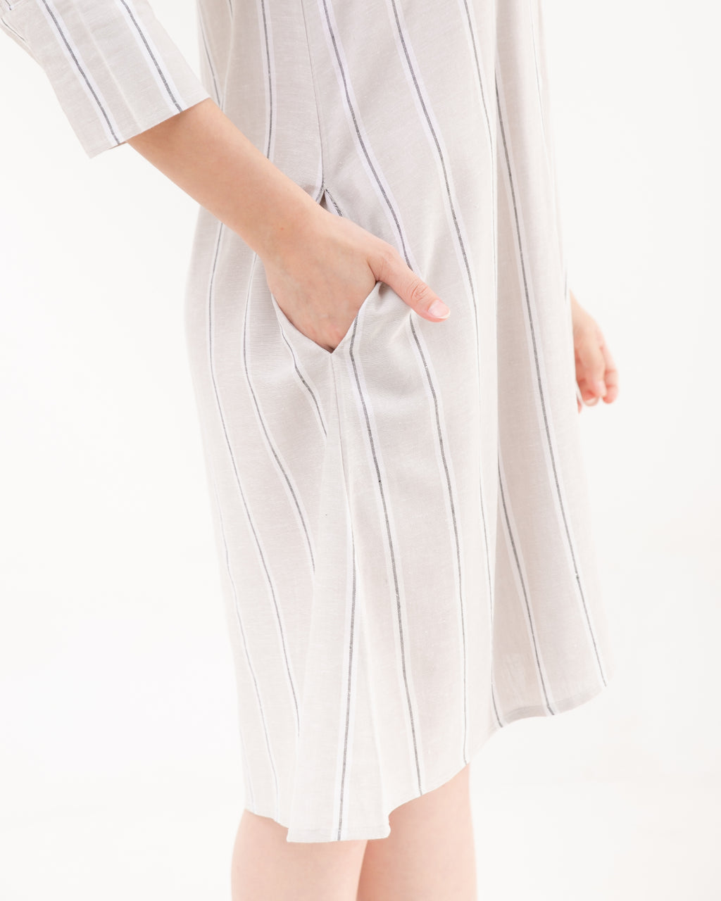 Kensie Cotton Dress Sand