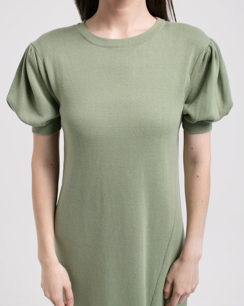 Oktania Knitted Dress Sage