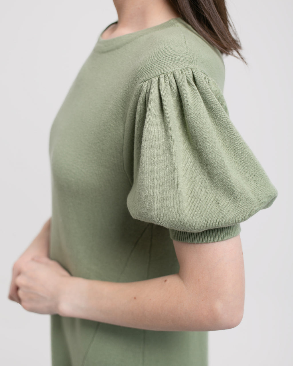 Oktania Knitted Dress Sage