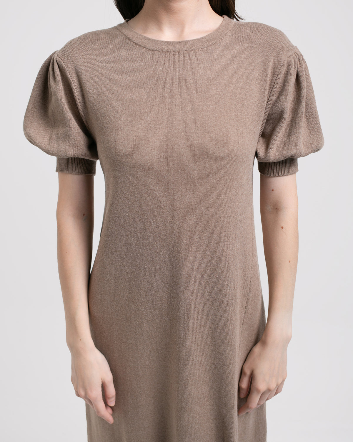 Oktania Knitted Dress Mocca