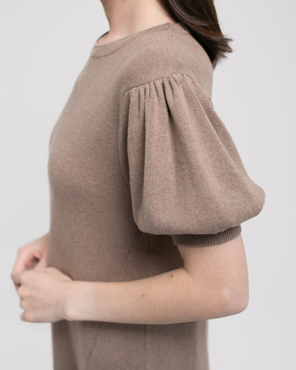 Oktania Knitted Dress Mocca