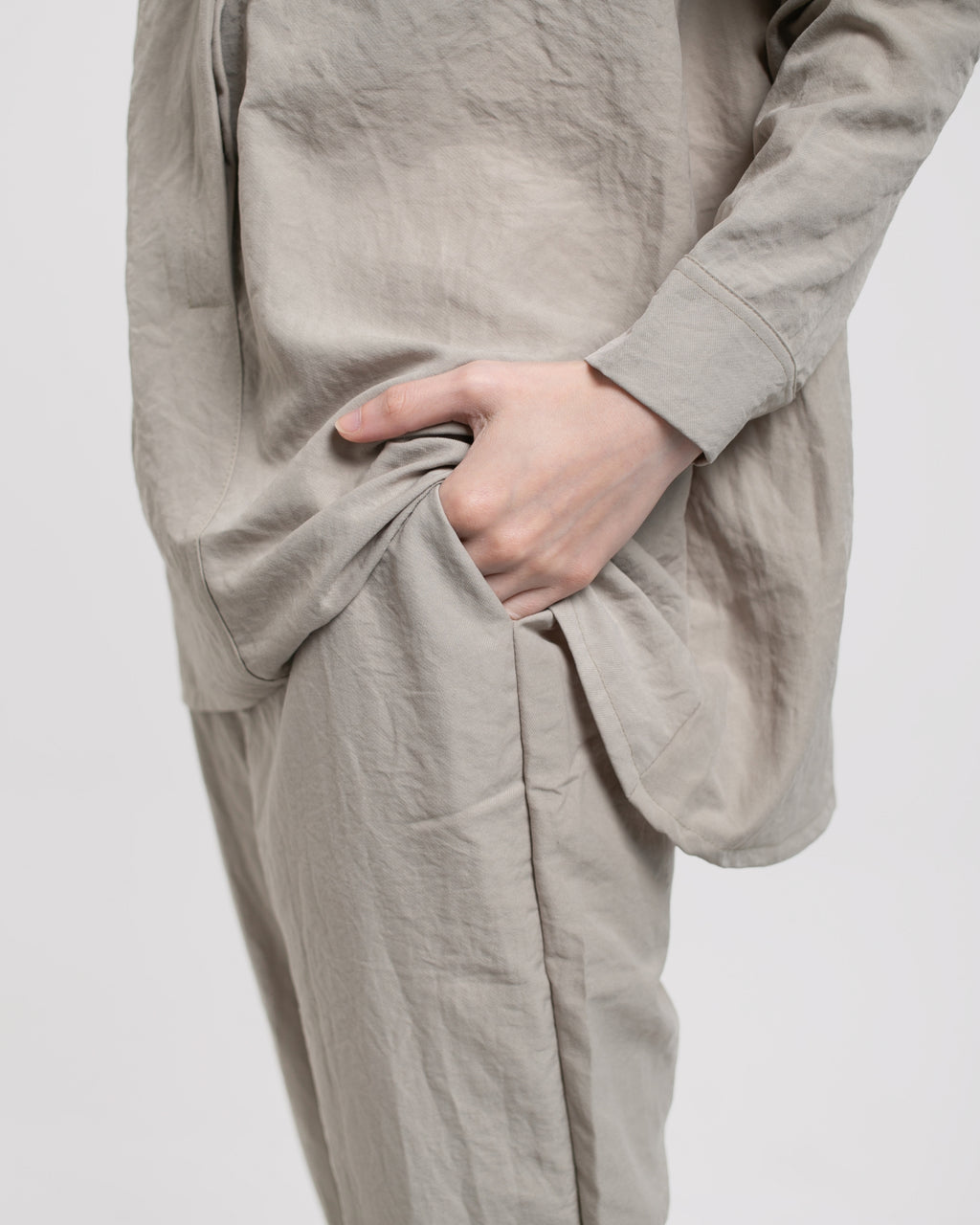 Cotton Set Oriel Blouse Byan Pants Sage