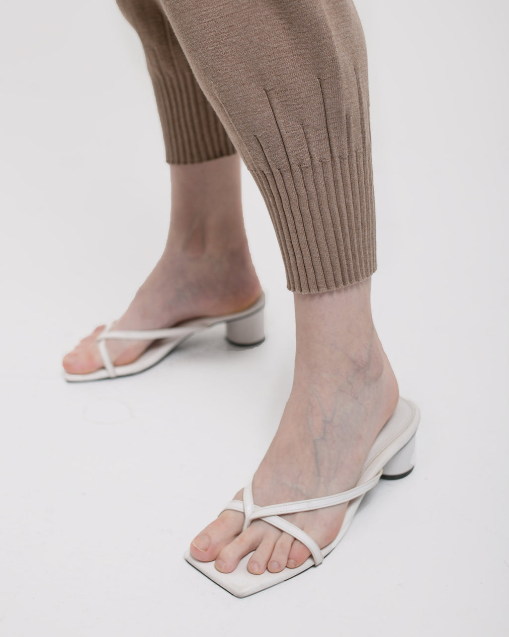 Cleva Knitted Pants Sand