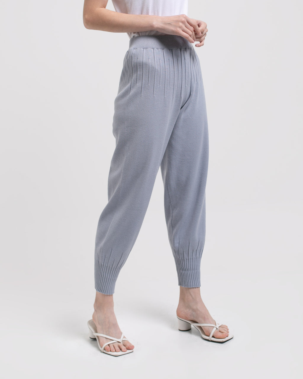 Cleva Knitted Pants Cerulean