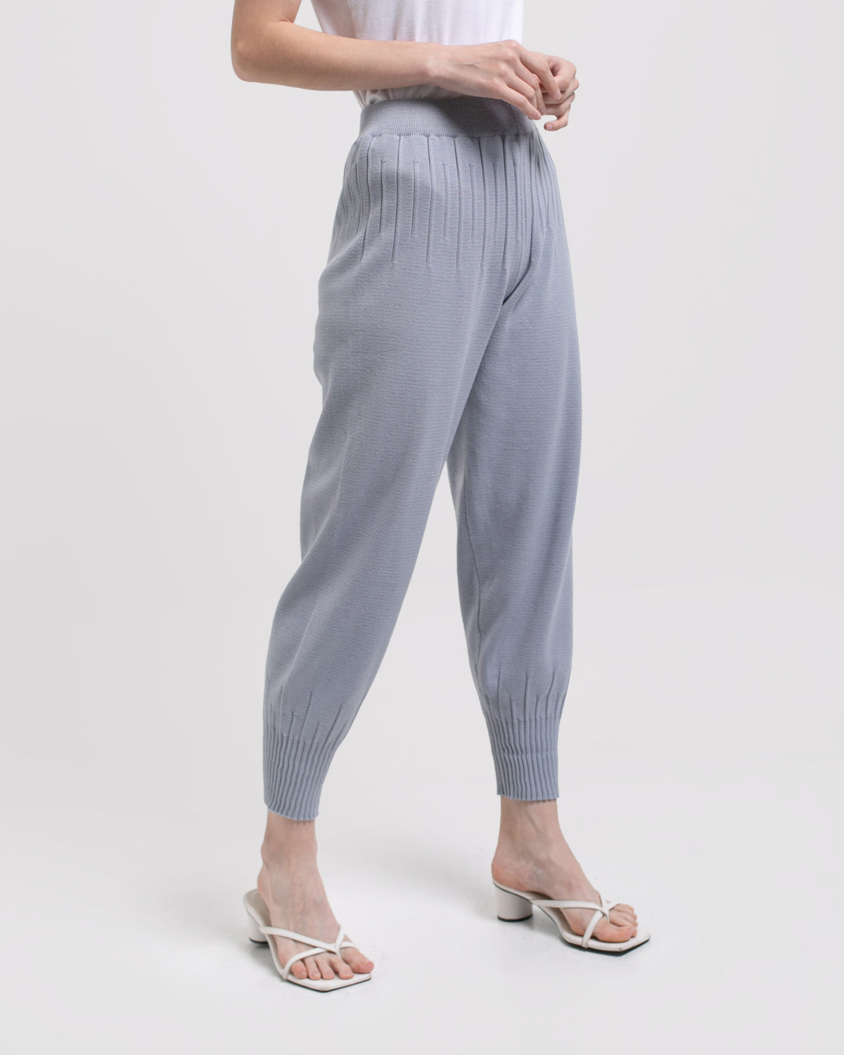 Cleva Knitted Pants Cerulean