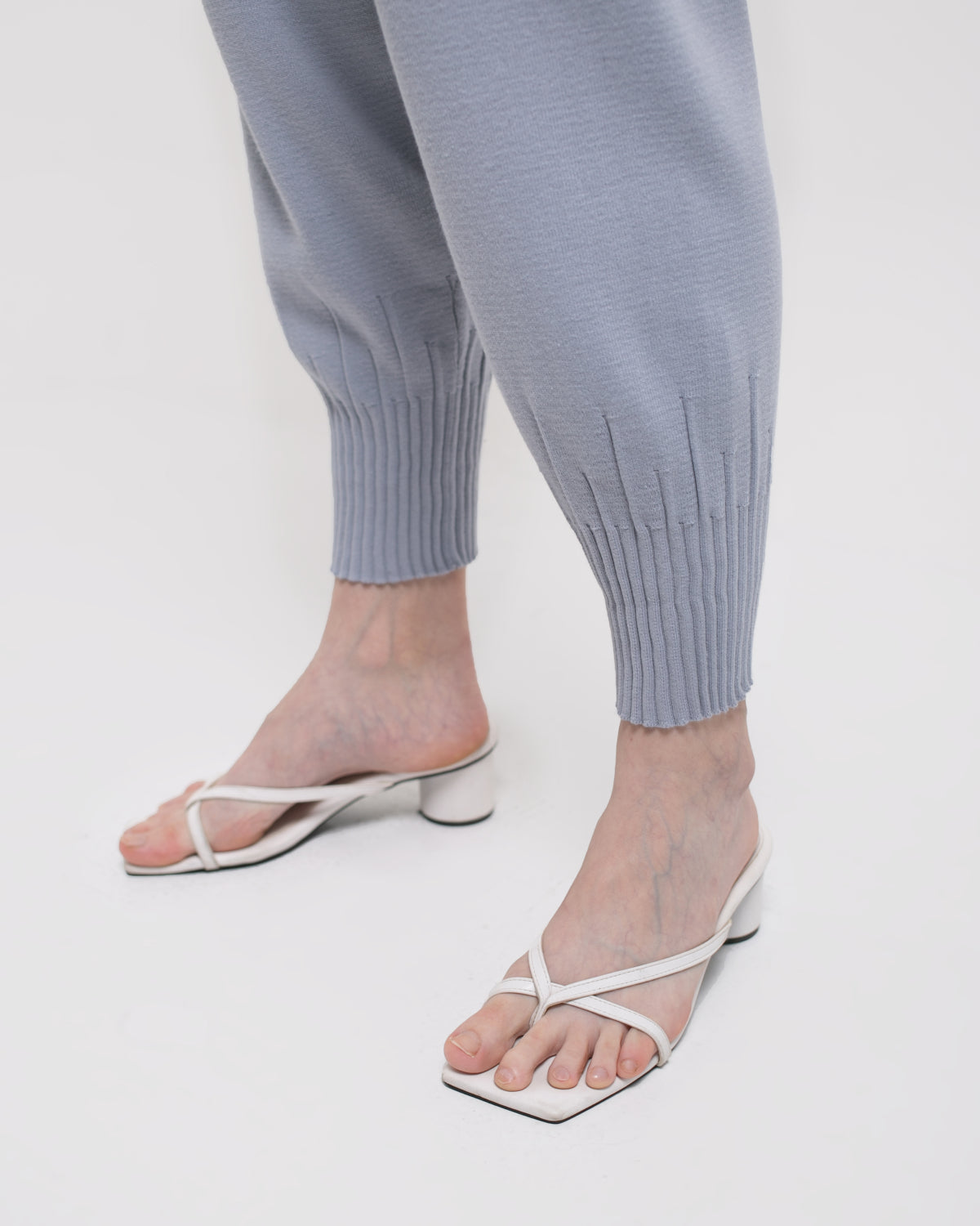 Cleva Knitted Pants Cerulean