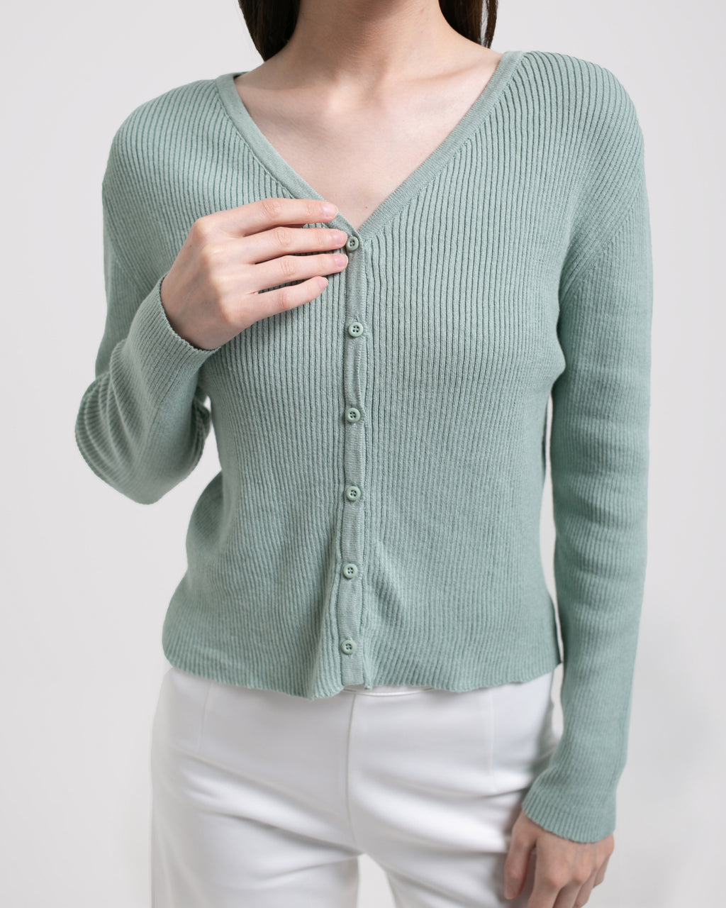 Virginia Knitted Outerwear Mint