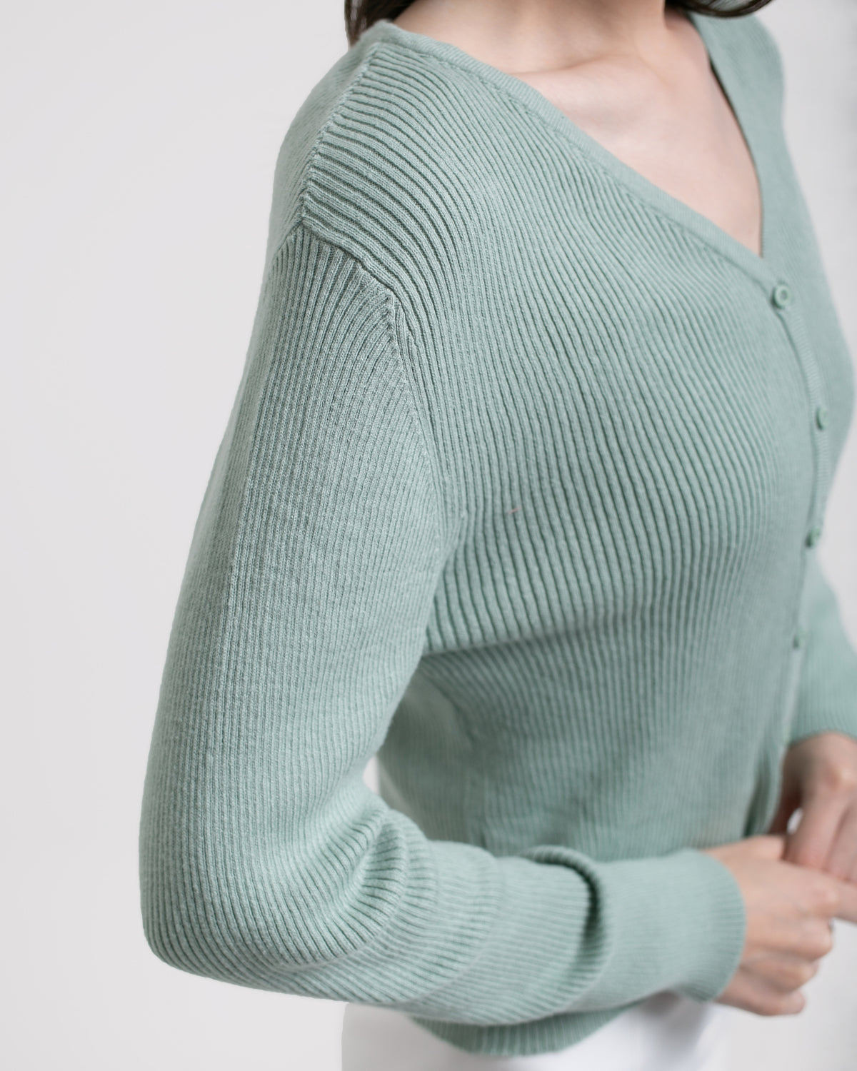 Virginia Knitted Outerwear Mint