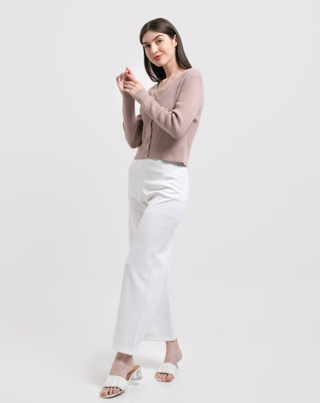 Virginia Knitted Outerwear Sand