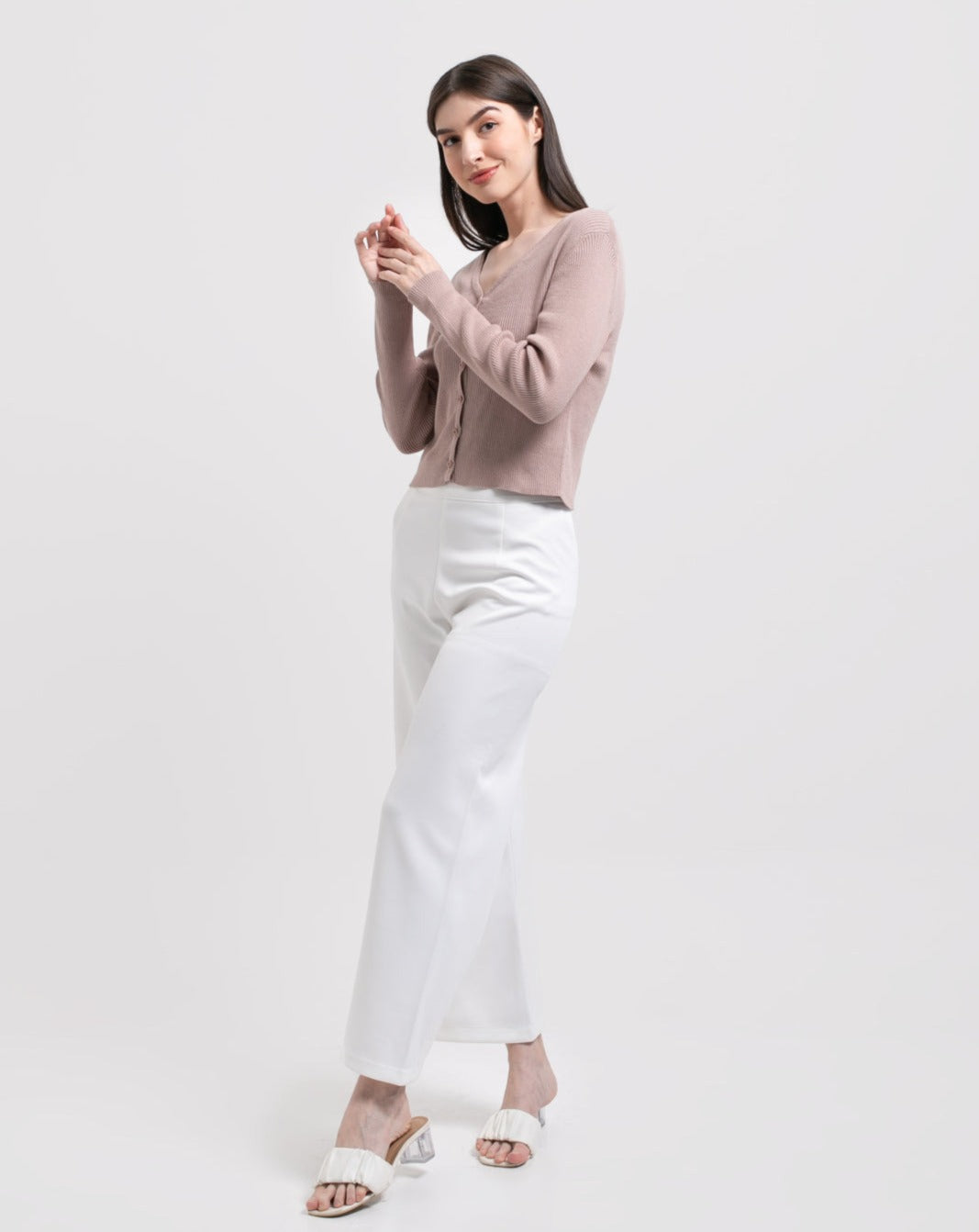 Virginia Knitted Outerwear Sand