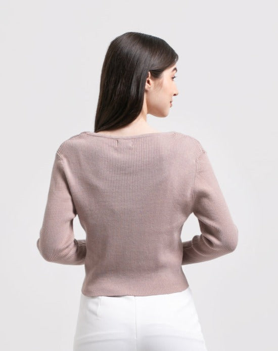 Virginia Knitted Outerwear Sand
