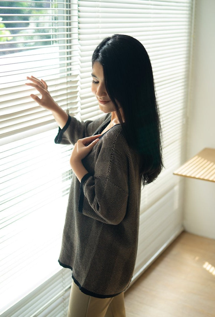 Naomi Knitted Outerwear Mocca