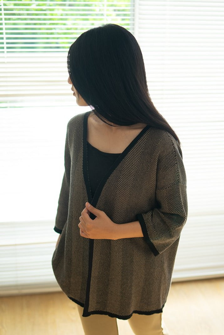 Naomi Knitted Outerwear Mocca