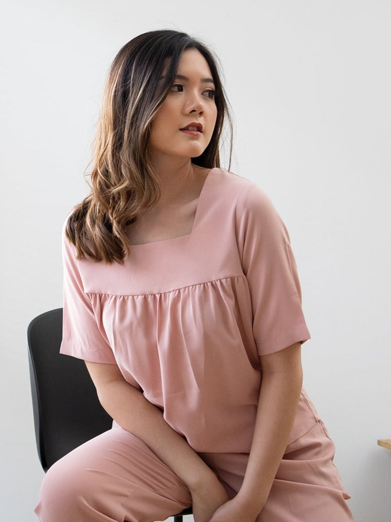 Whitney Polycotton Sets Pink